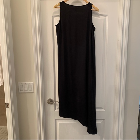 Black BCBG Max Azria asymmetrical Reese dress. - Picture 4 of 6